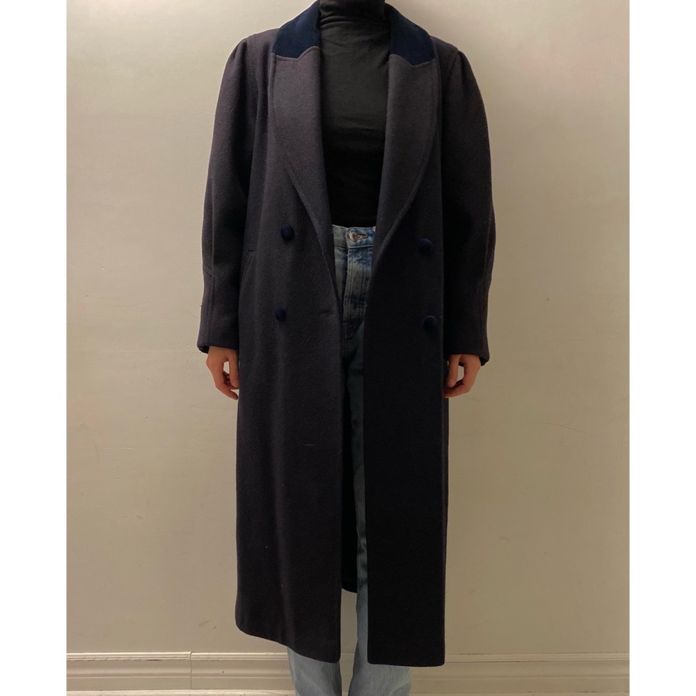 Vintage Caviar Wool Coat